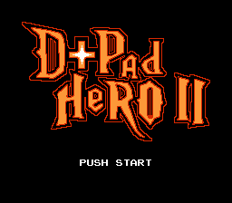 D-Pad Hero 2 Title Screen